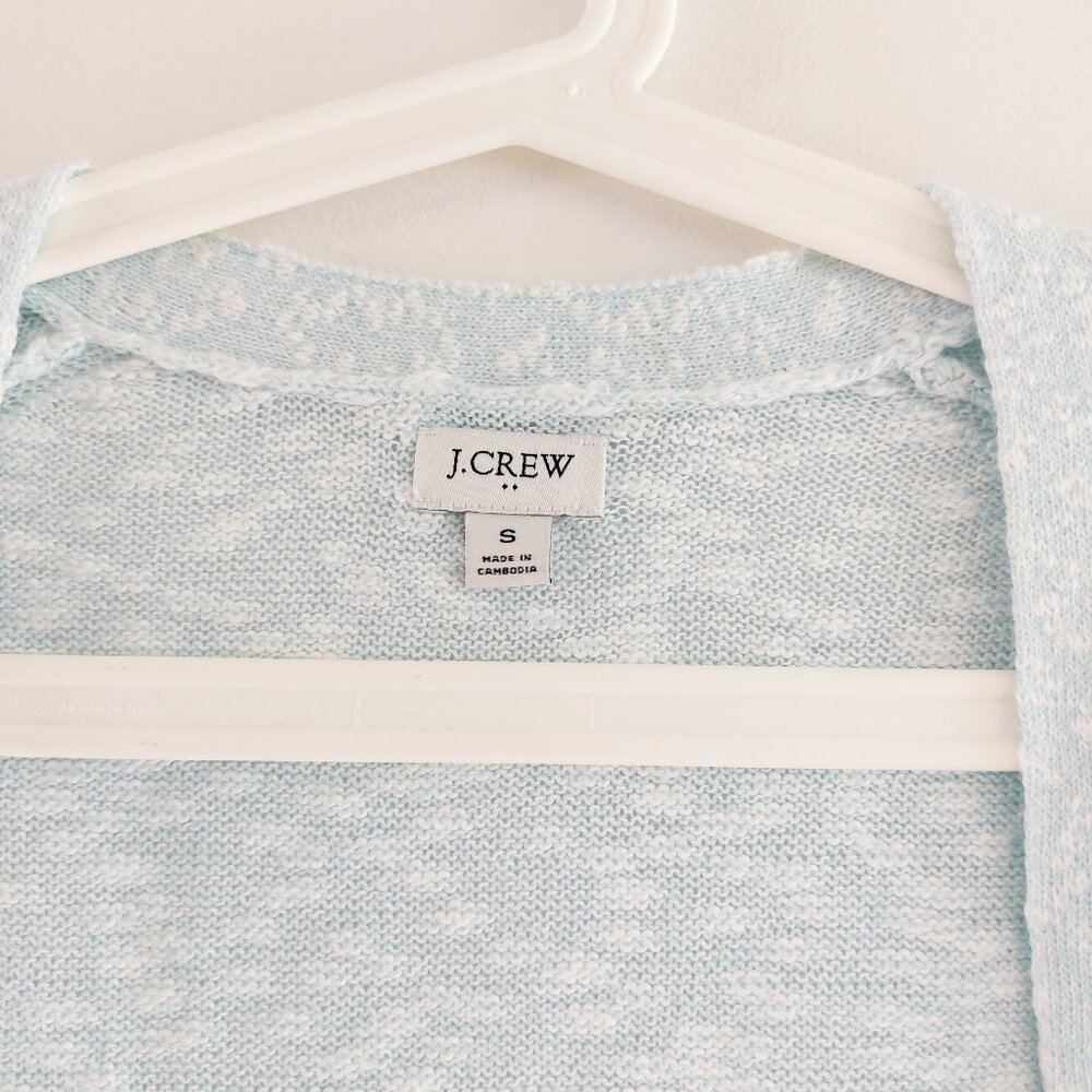 J. Crew Factory Beach Cardigan Light Turquoise S Women - Picture 6 of 10